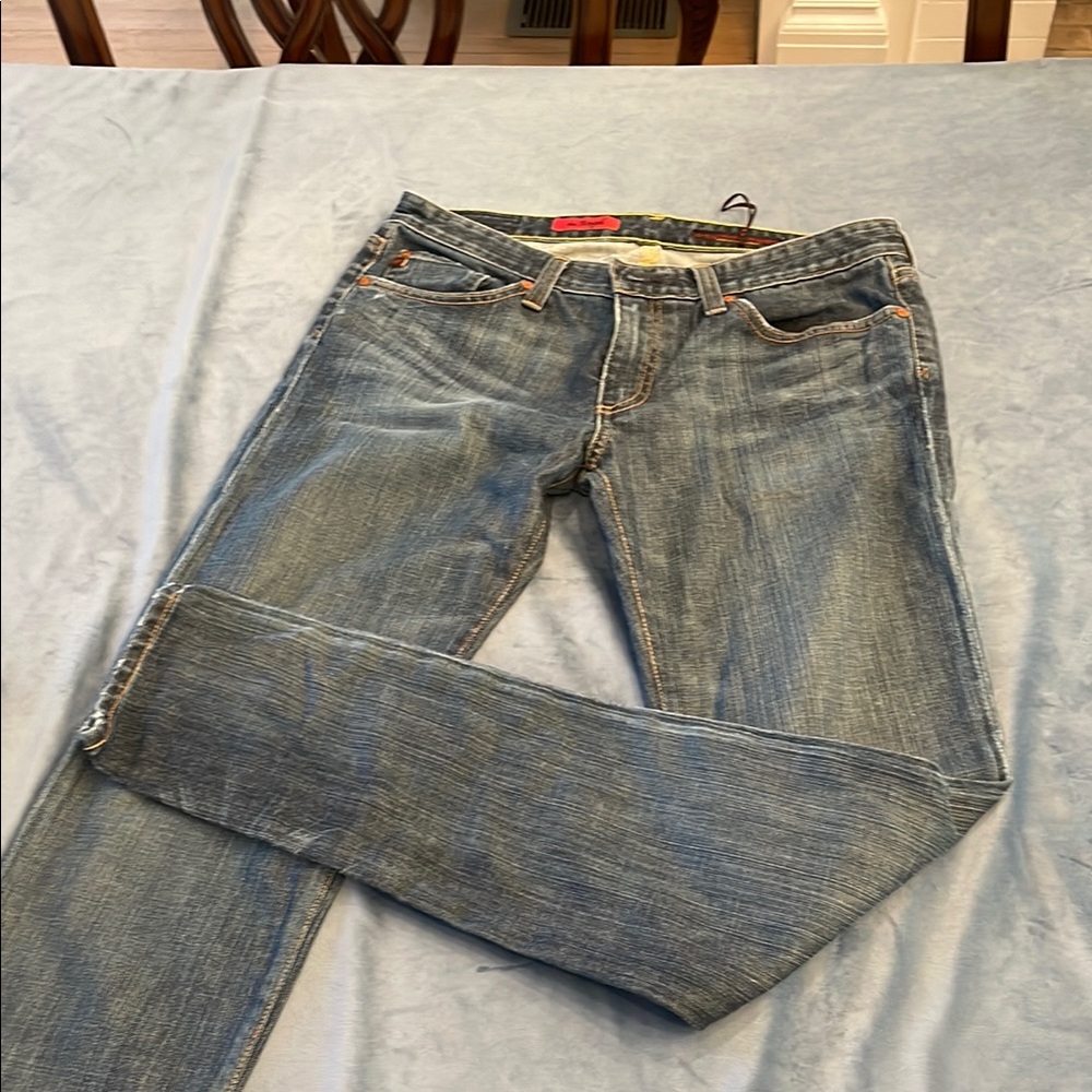 AG Adriano Goldschmied Blue Skinny Jeans Size 29